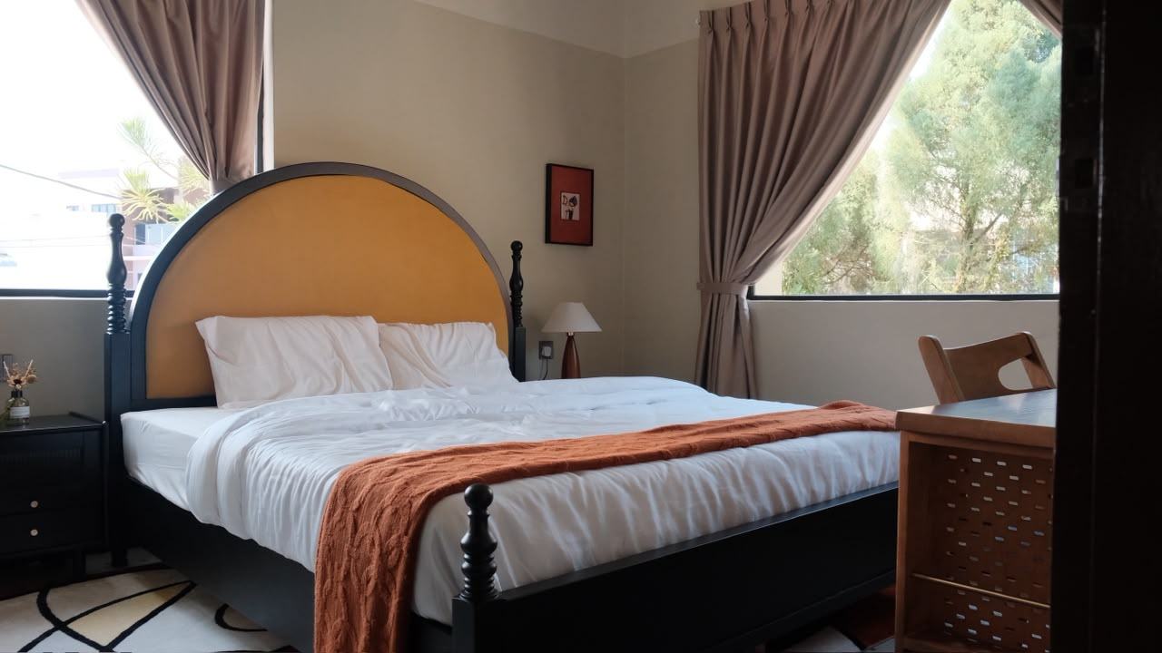 Bedroom by the window
